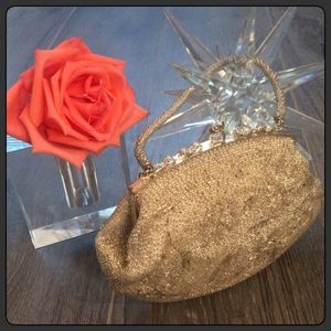 Vintage Beaded Clutch Handbag